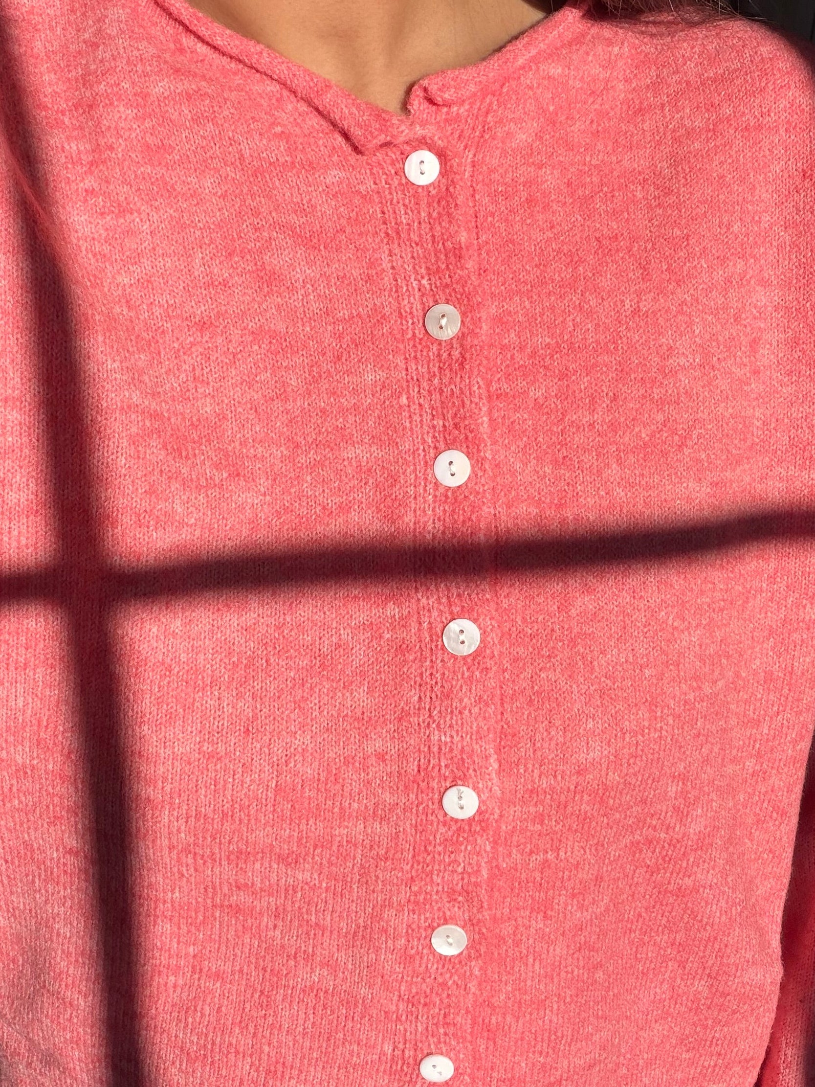 Essential cardigan - SUNSET