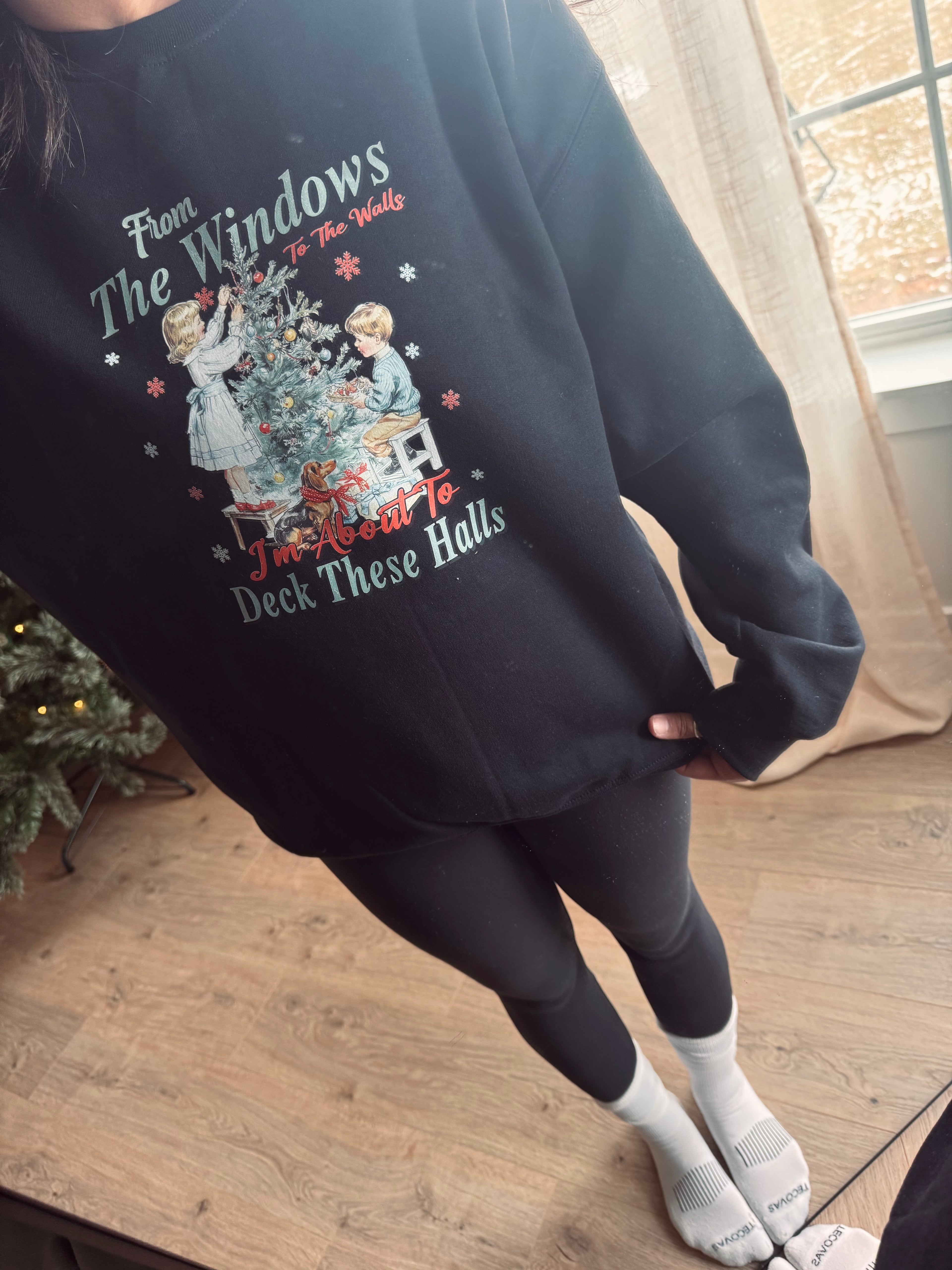 deck these halls crewneck