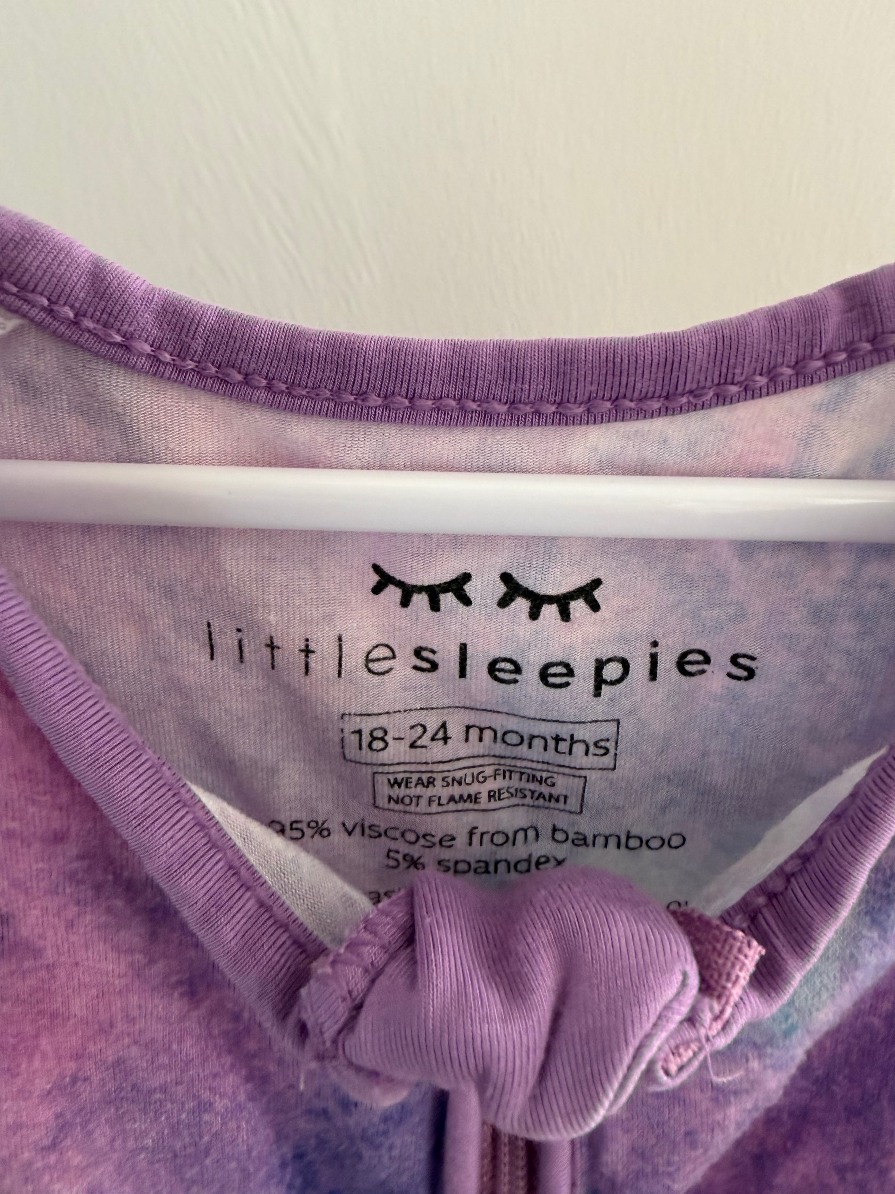 PRELOVED* Littlesleepies sleeper - tie dye print (18-24mo)