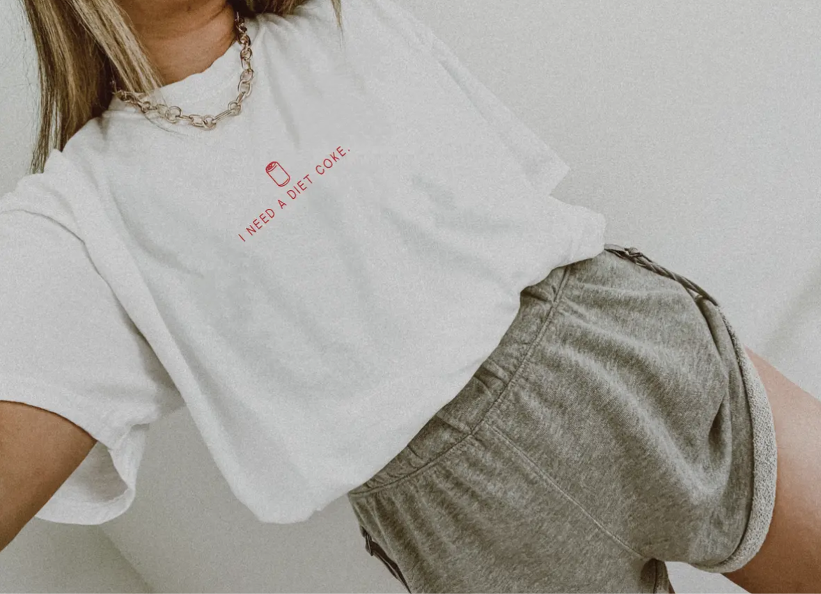 ‘diet coke’ women’s tee