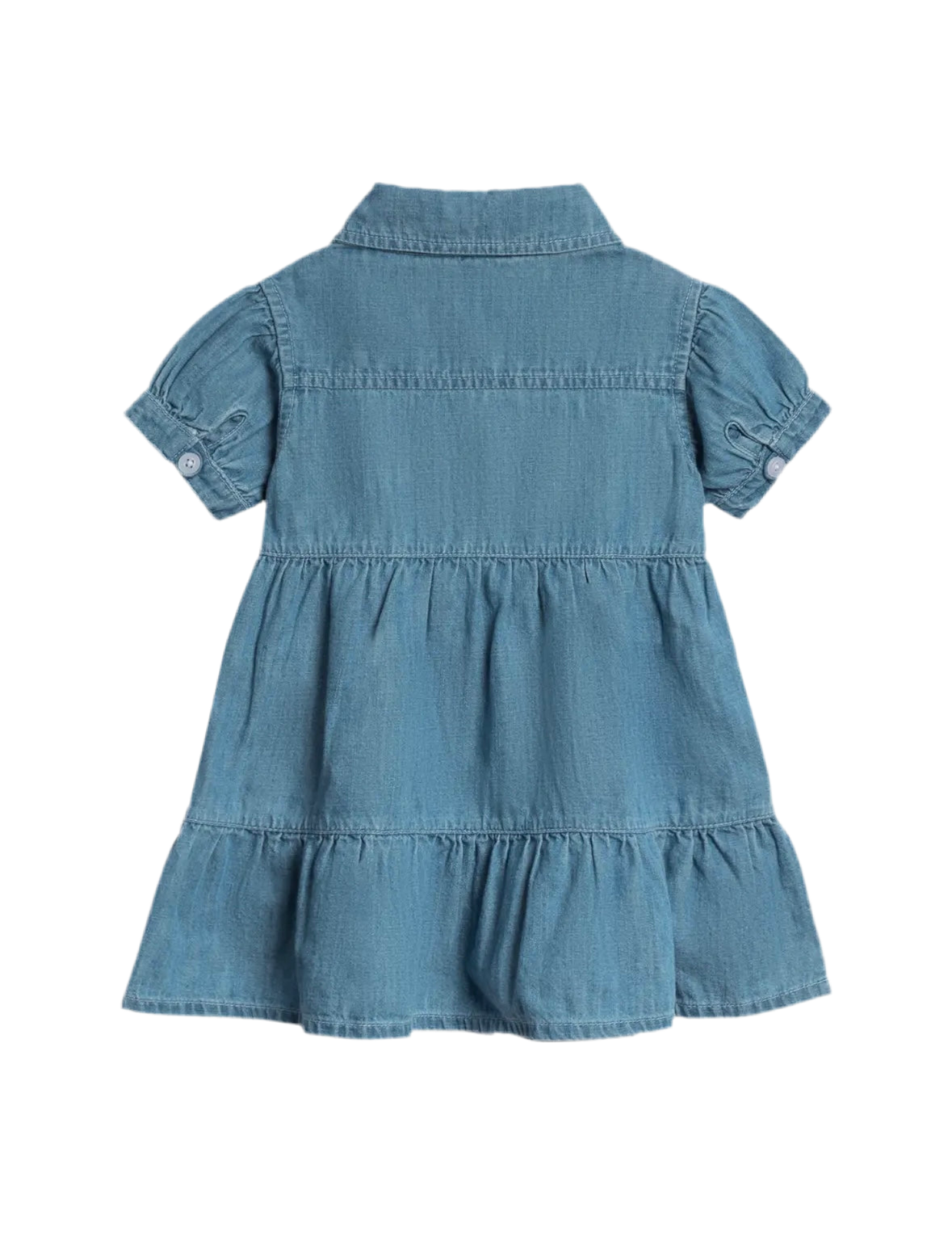 Pippa chambray short sleeve dress