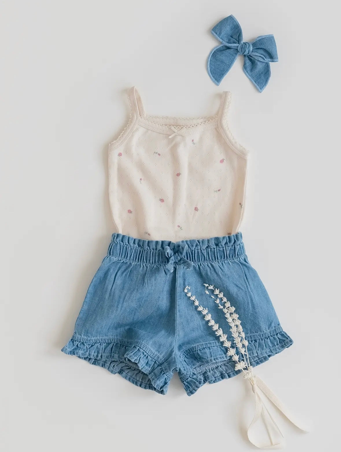 Eva Pointelle tank bodysuit