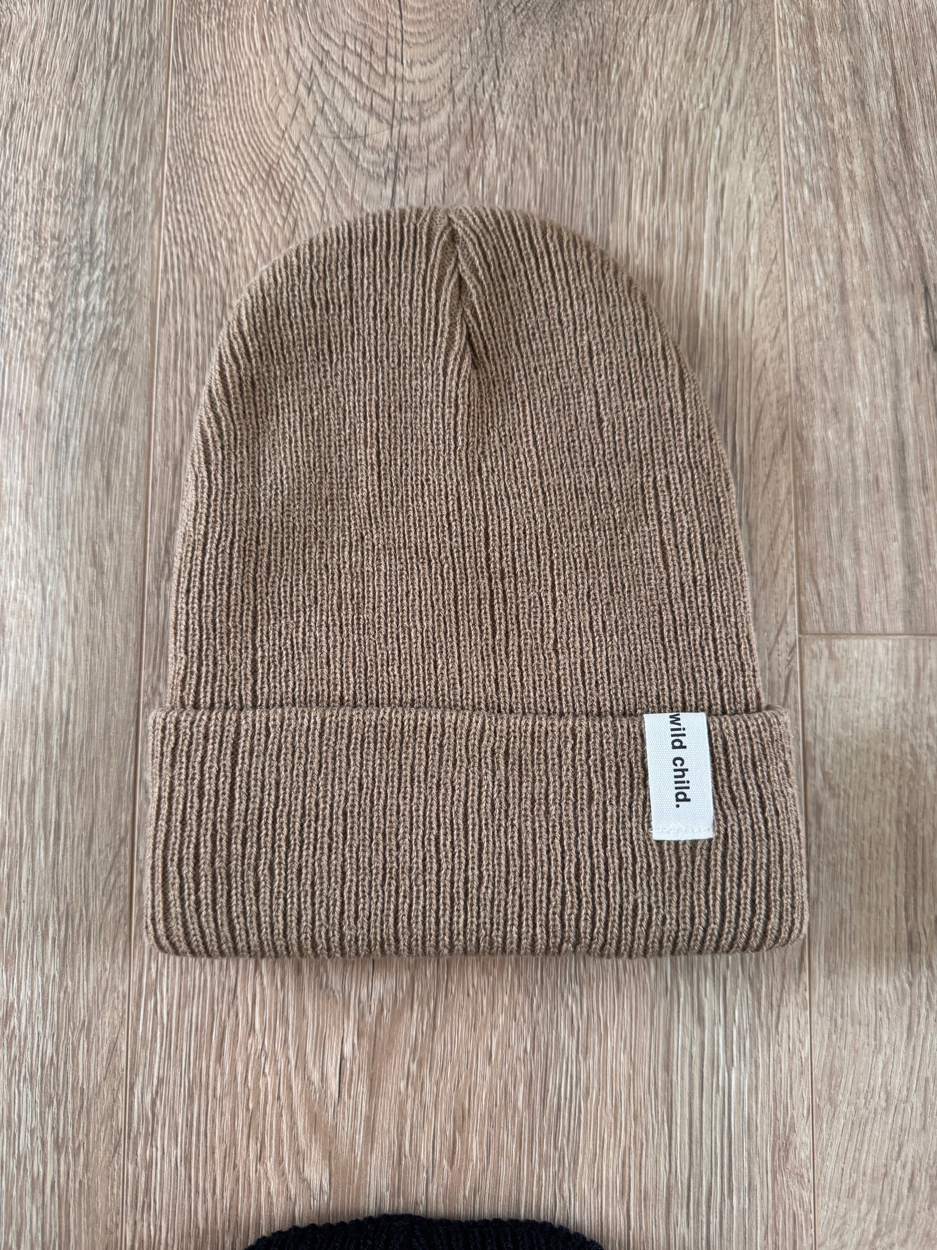 wild child beanie TAN