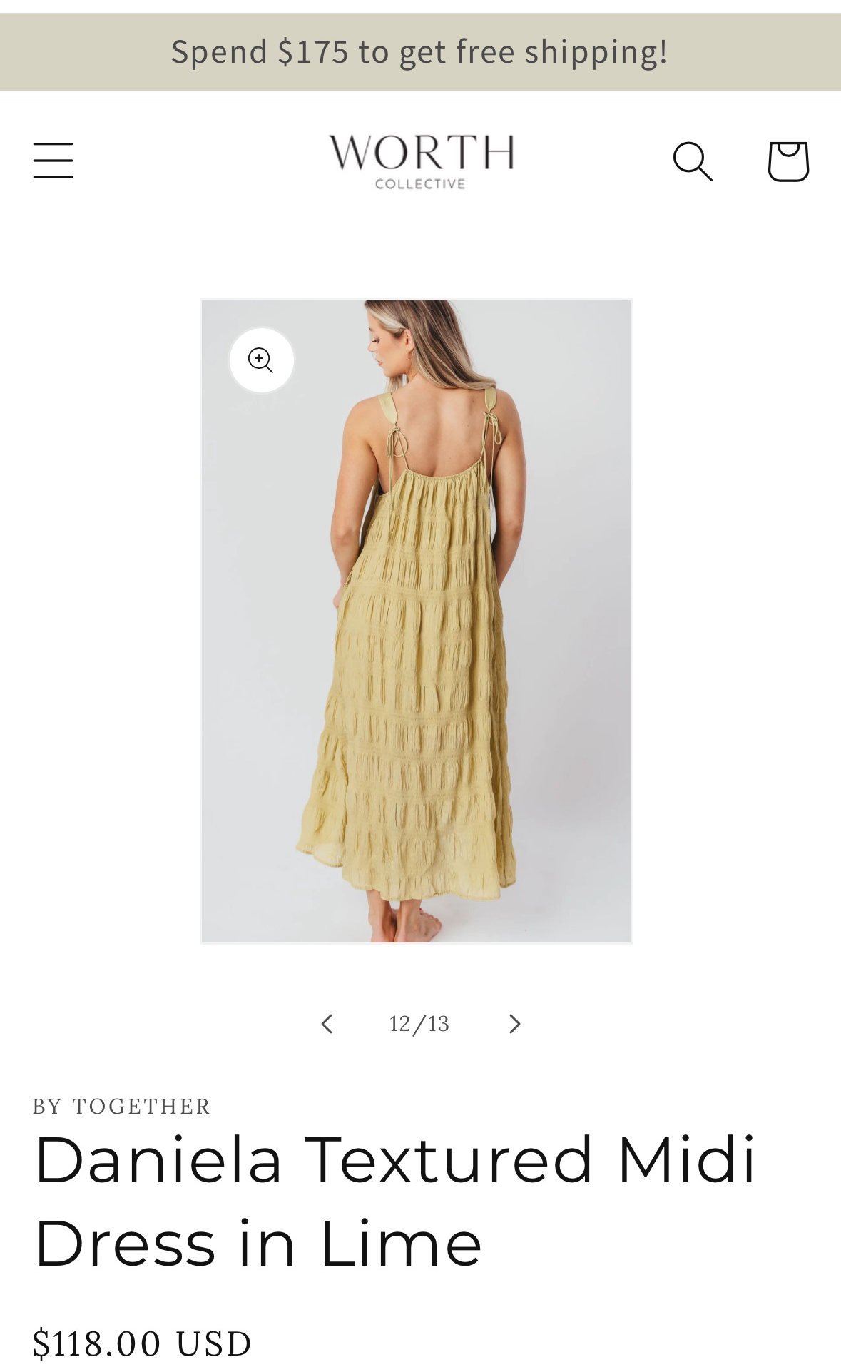 PRELOVED* Textured midi dress