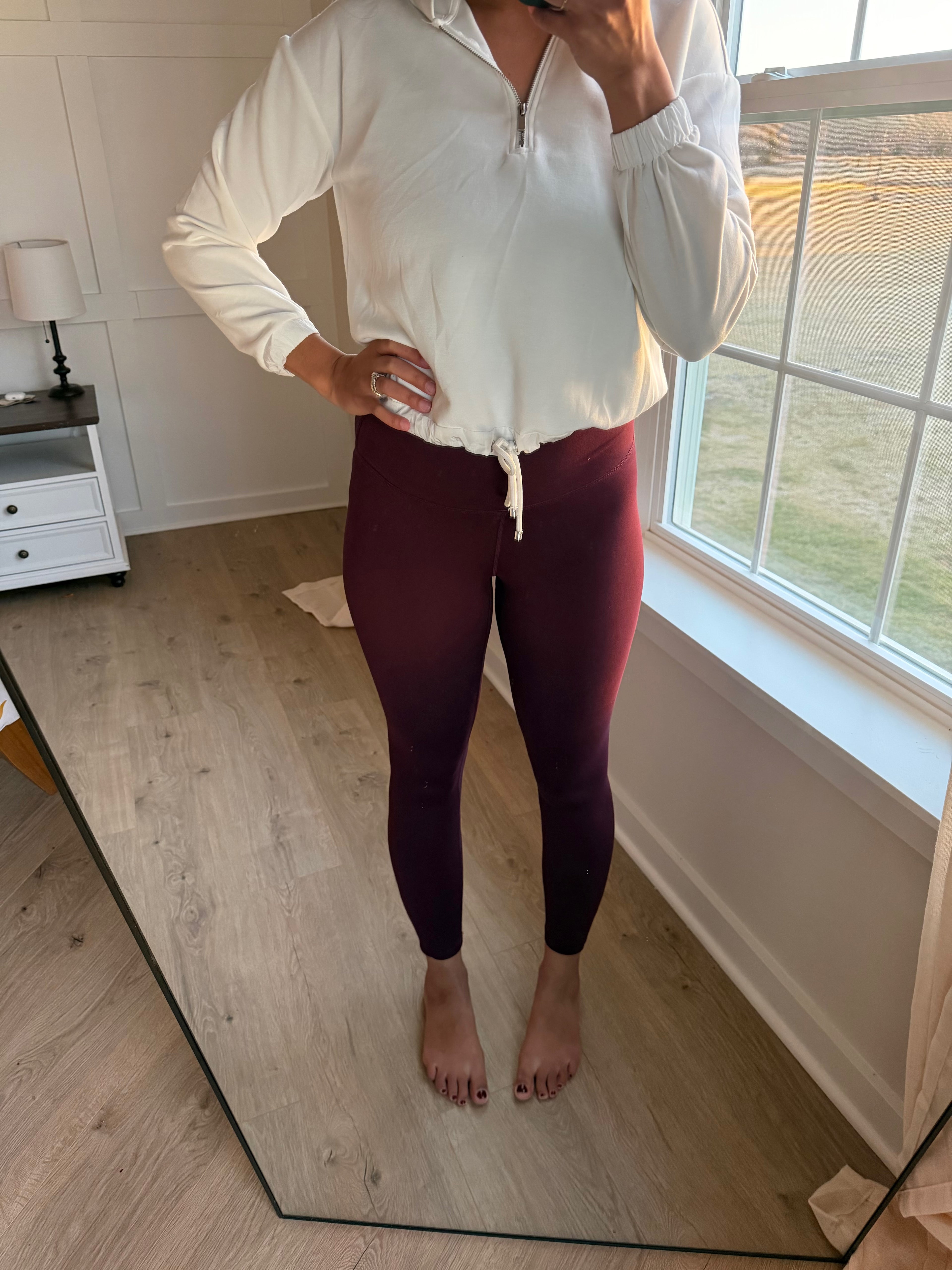Butter soft leggings - WINE