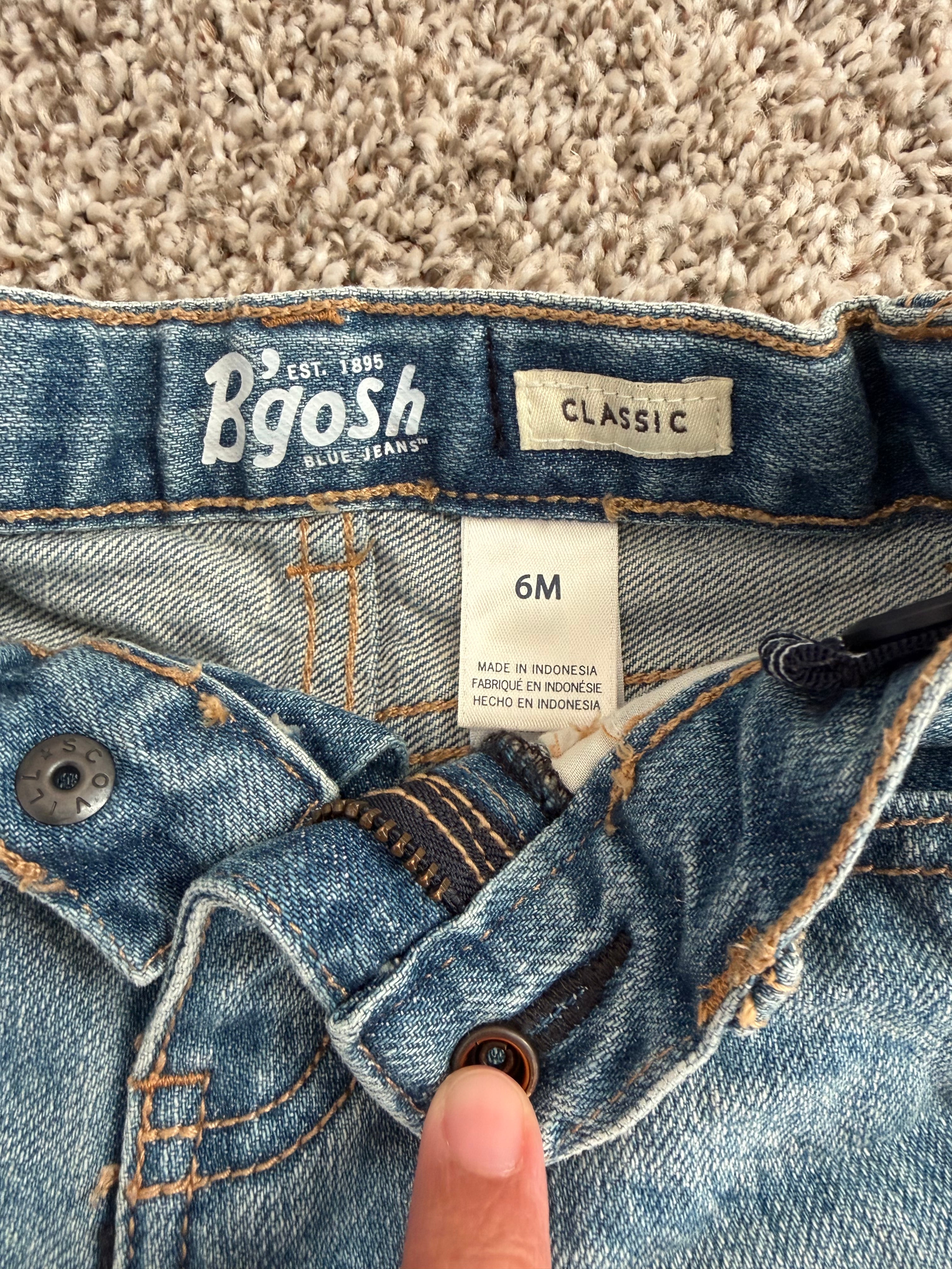 PRELOVED* Oshkosh blue jeans (6MO)
