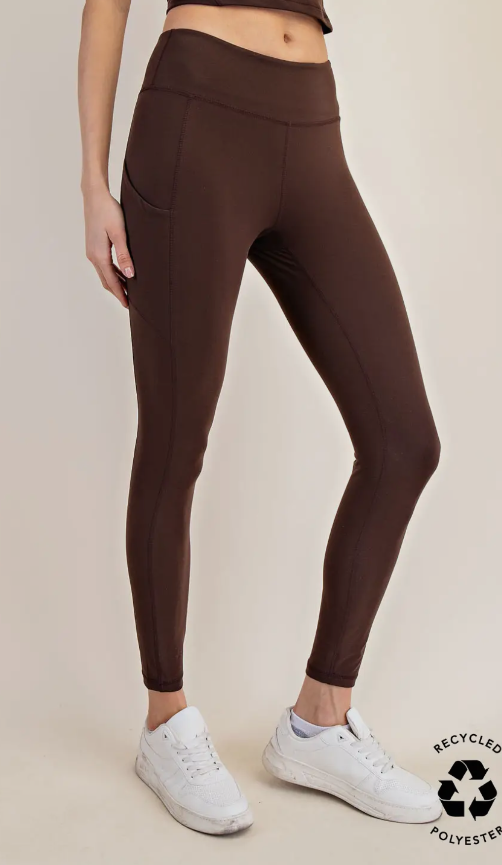 Butter soft leggings WITH POCKETS - COCOA