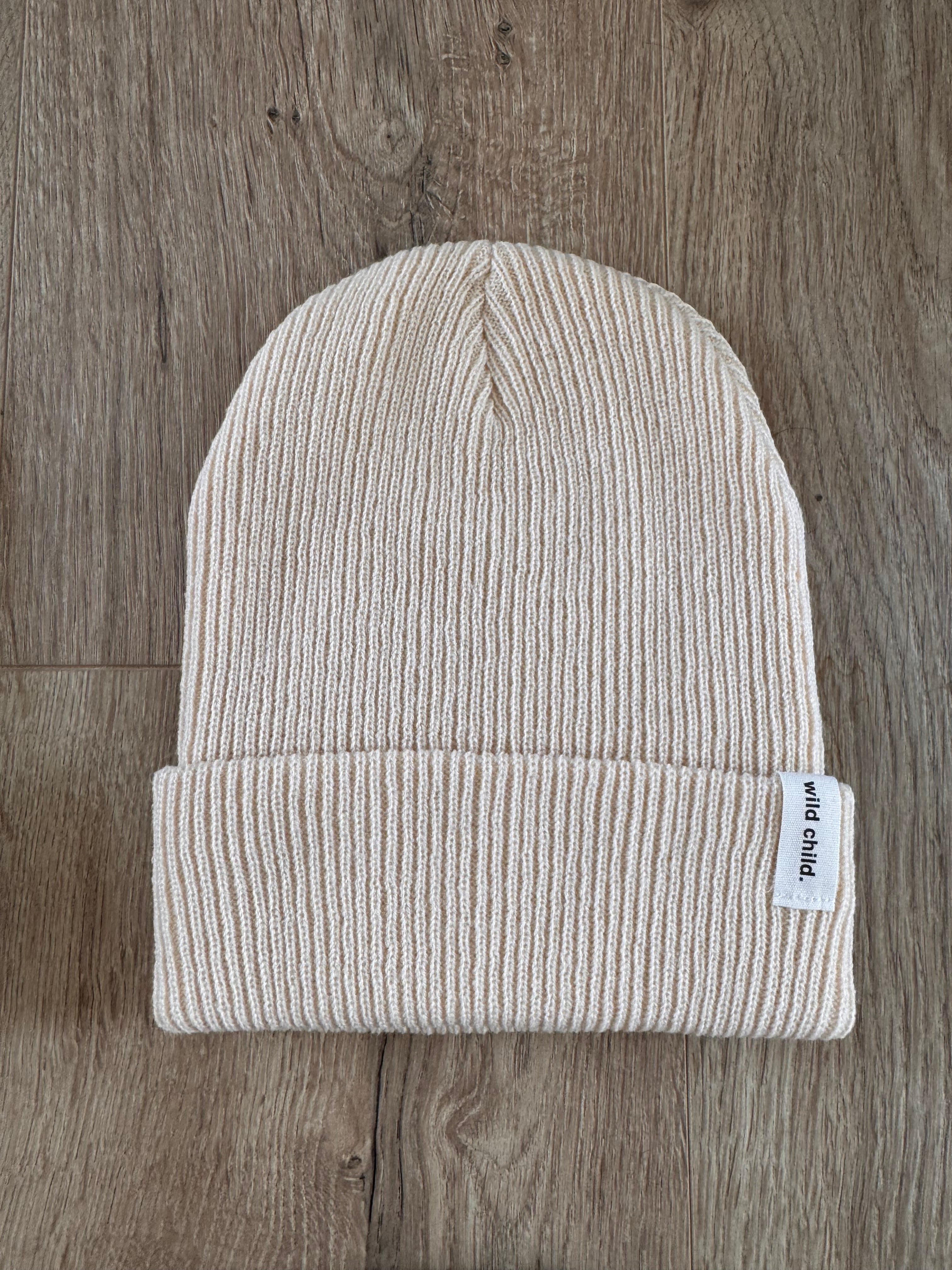 wild child beanie CREAM