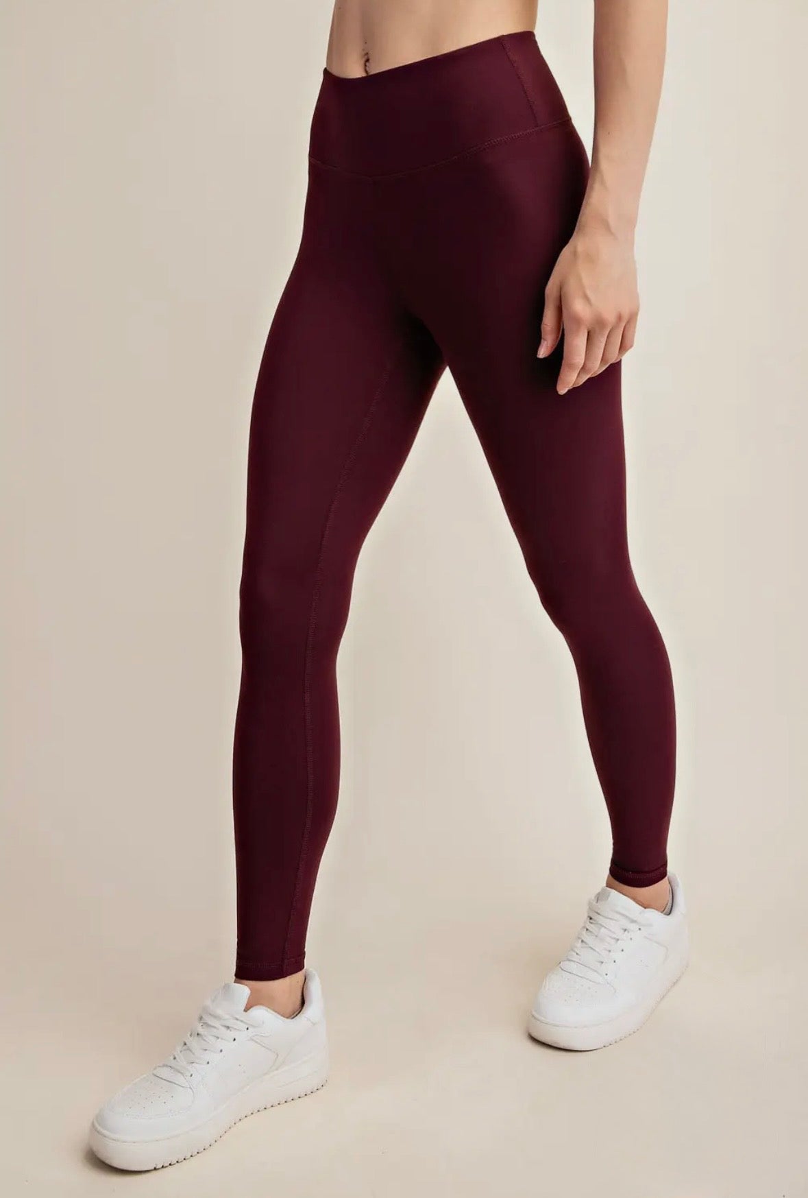 Butter soft leggings - WINE