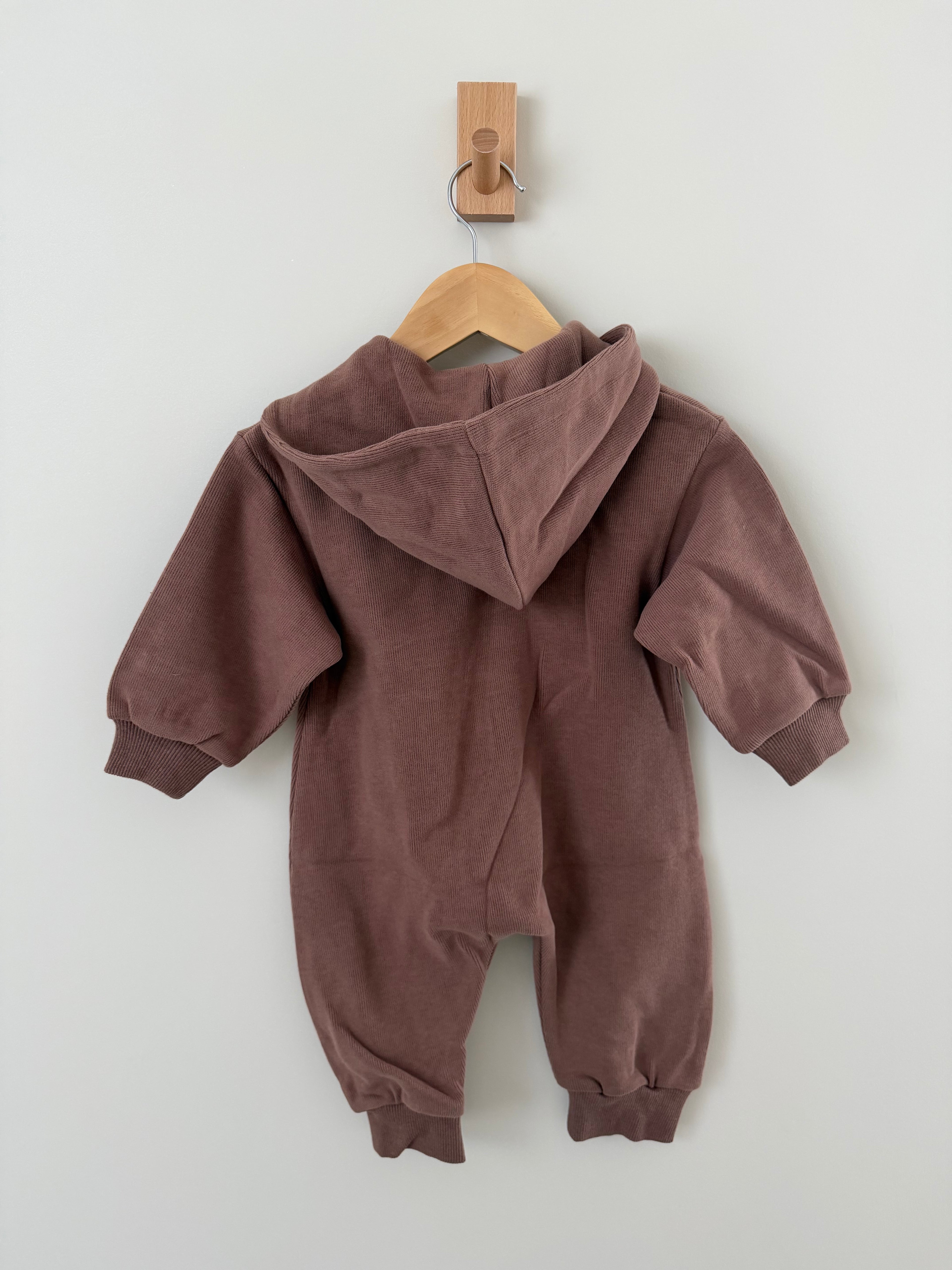 Zip-up jumpsuit (Mocha)