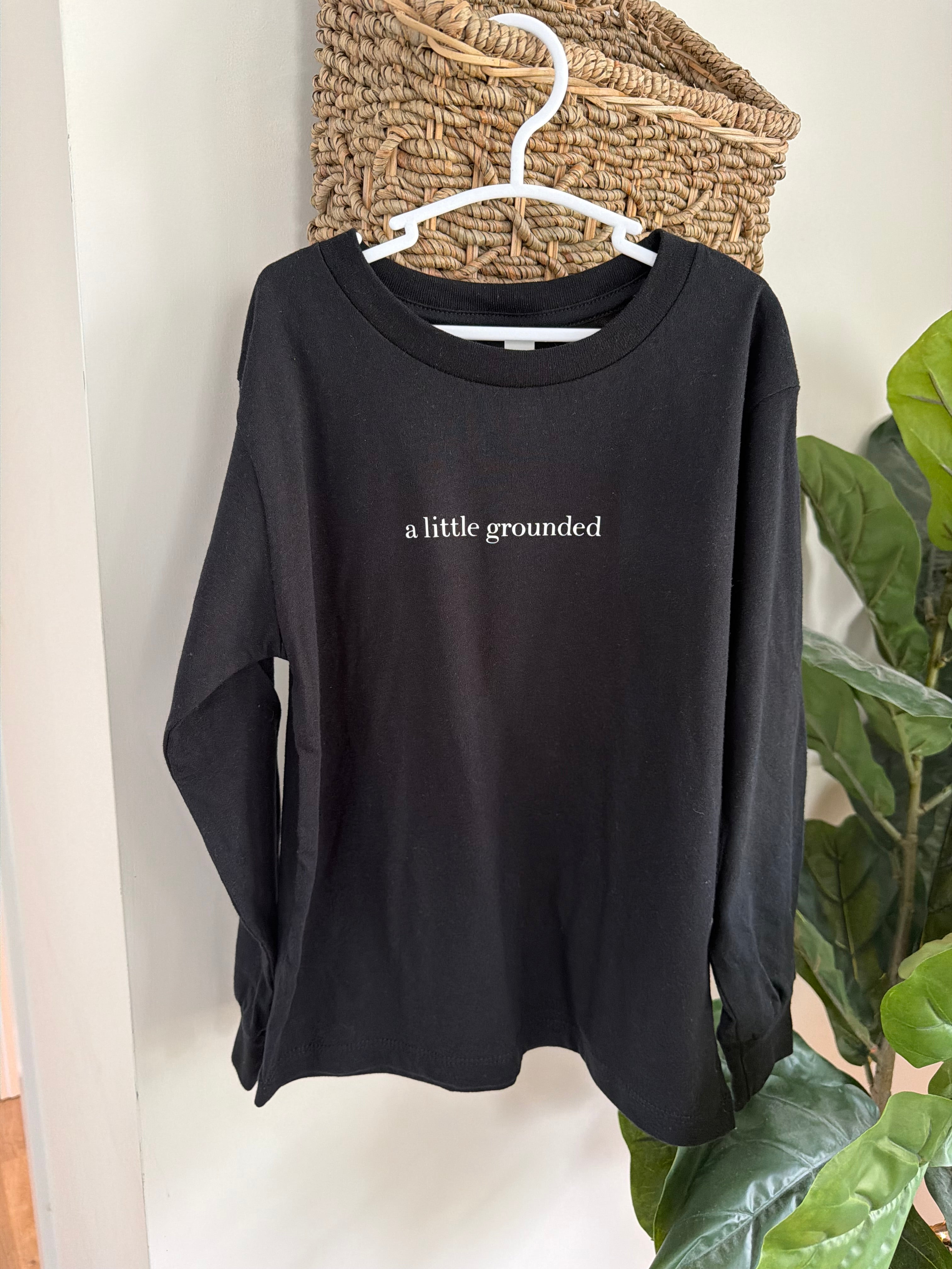 SG Organic long sleeve youth basic BLACK