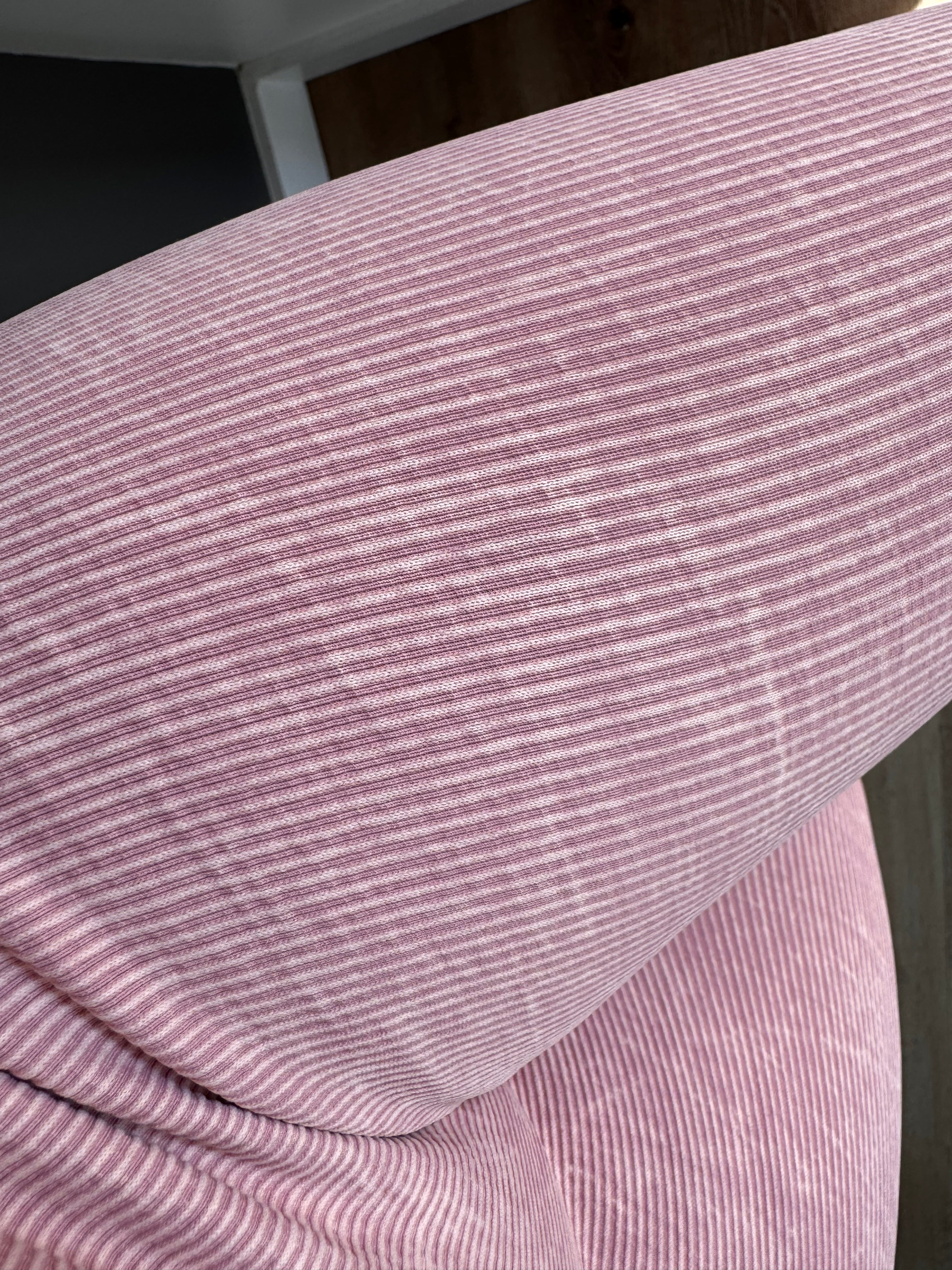 ribbed biker shorts (BUBBLEGUM)