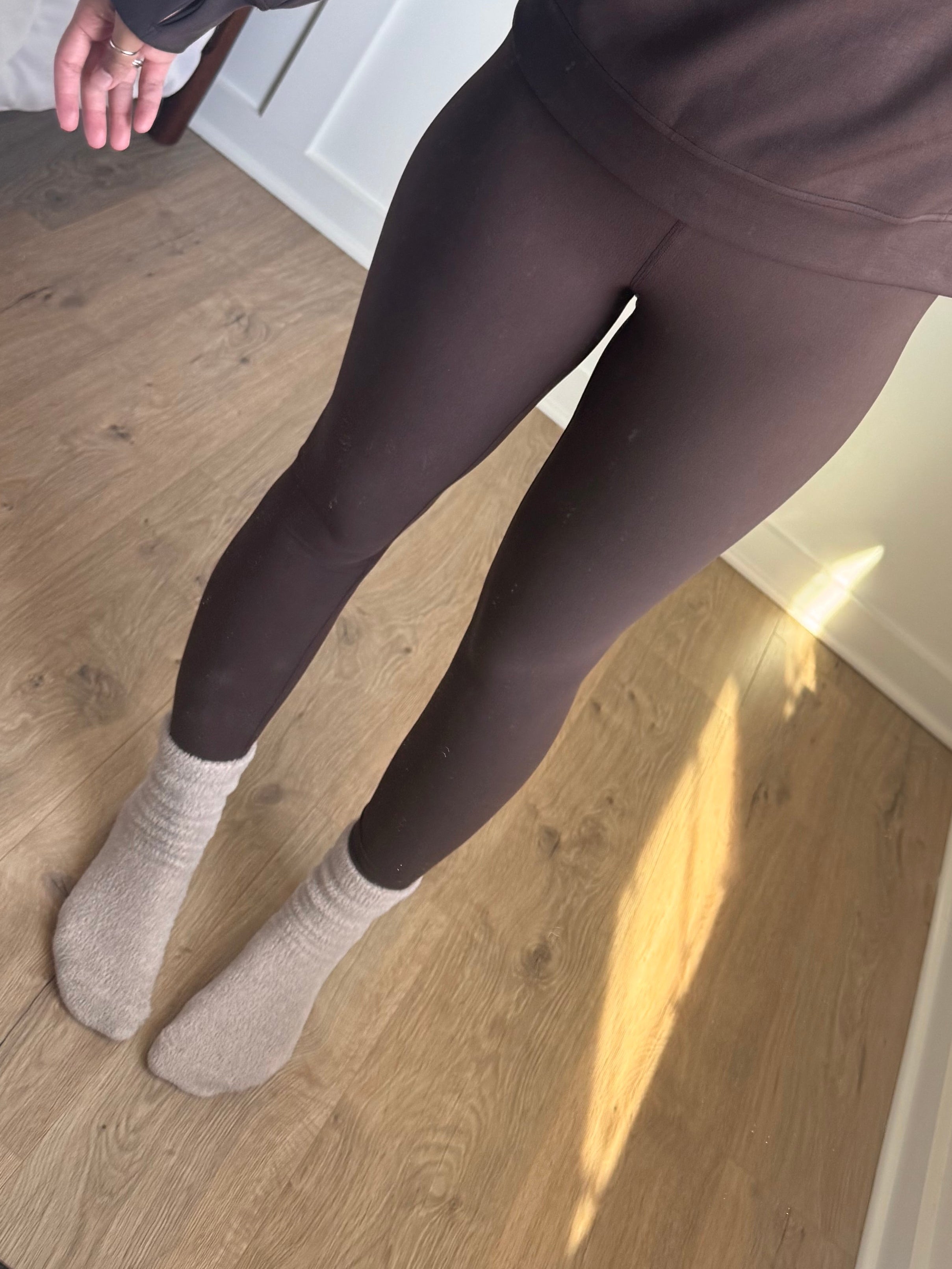 Butter soft leggings WITH POCKETS - COCOA