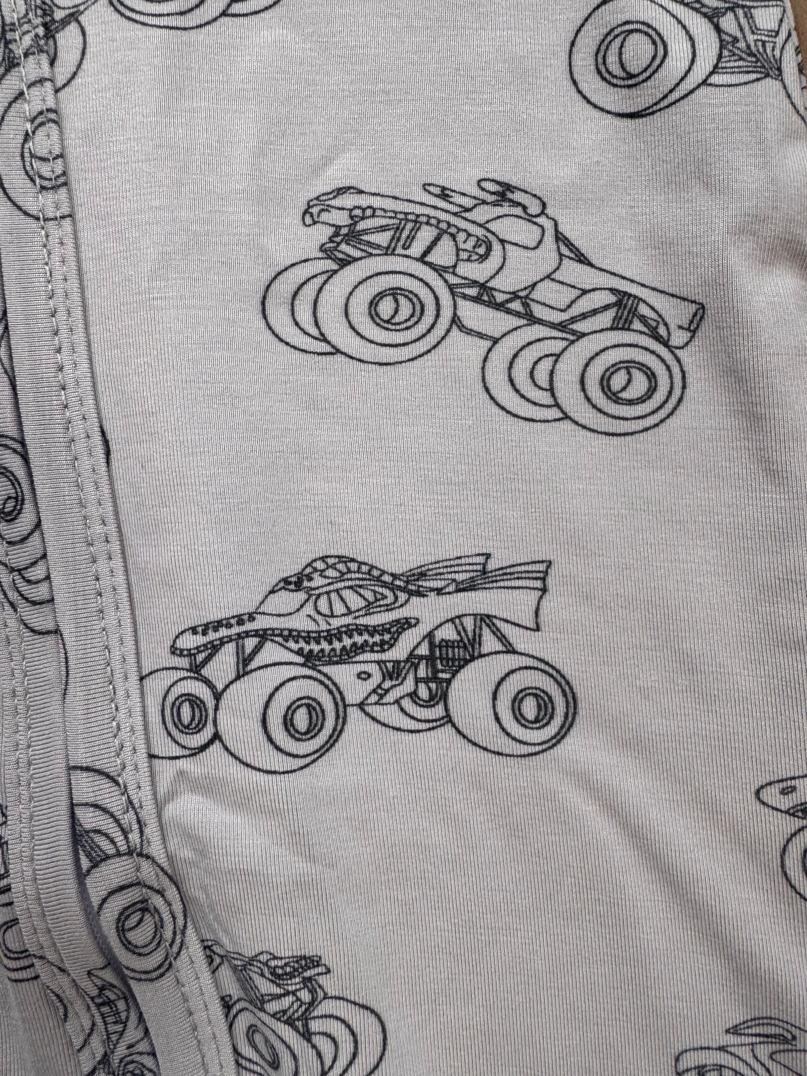 gray monster truck sleeper