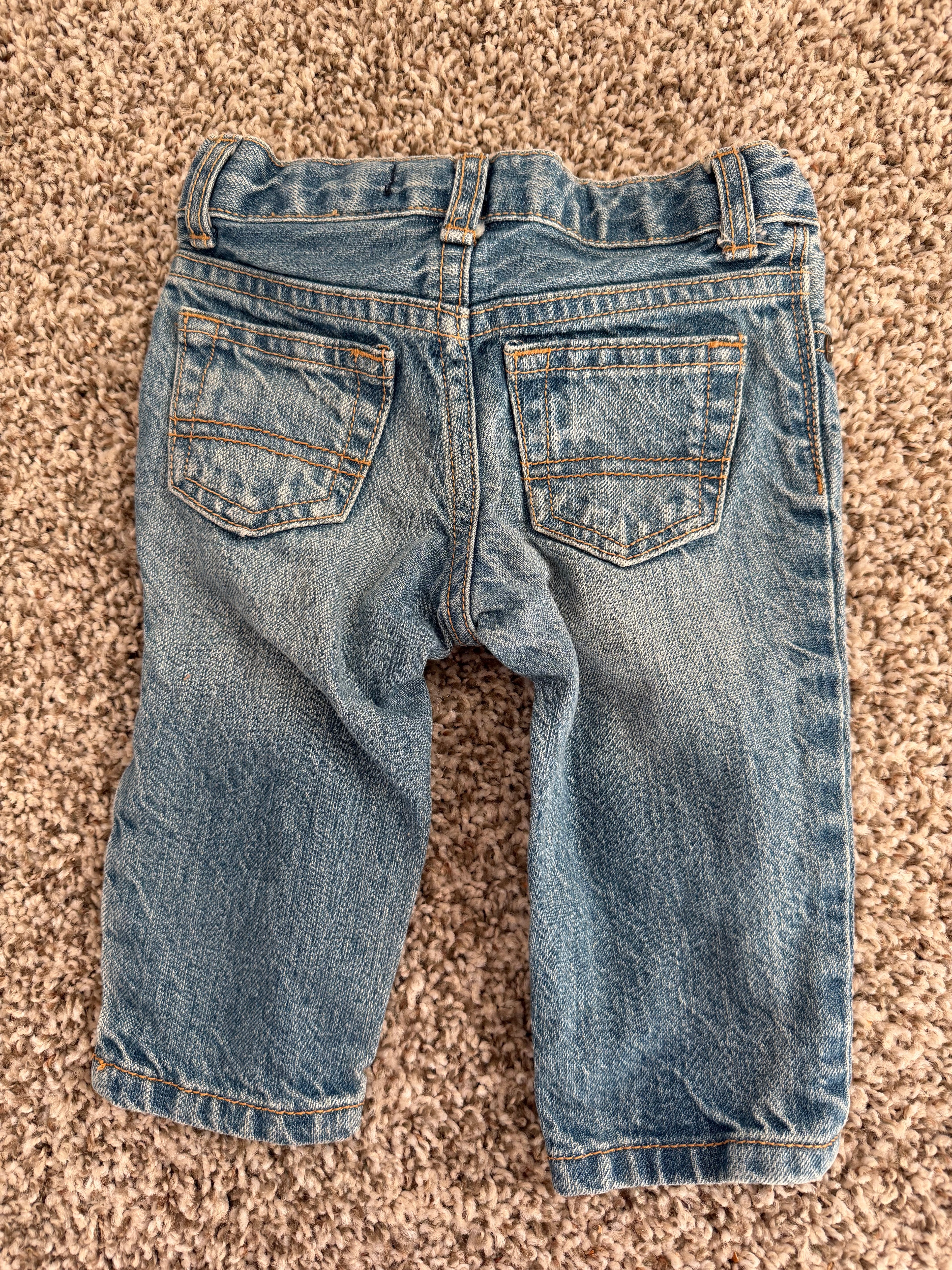 PRELOVED* Oshkosh blue jeans (6MO)